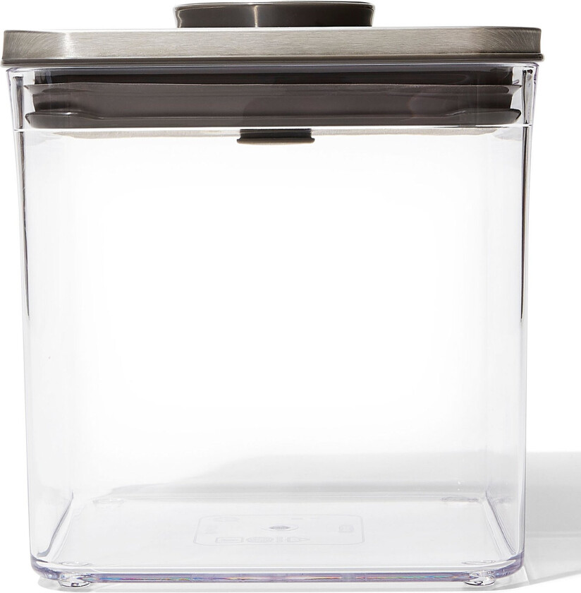 POP Firkantet Steel Beholder, 2,6 liter