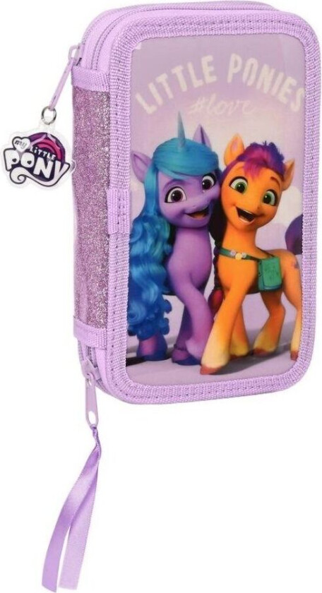 My Little Pony Little Ponies Skolesett 28-deler Fylt Pennal Blyantskrin