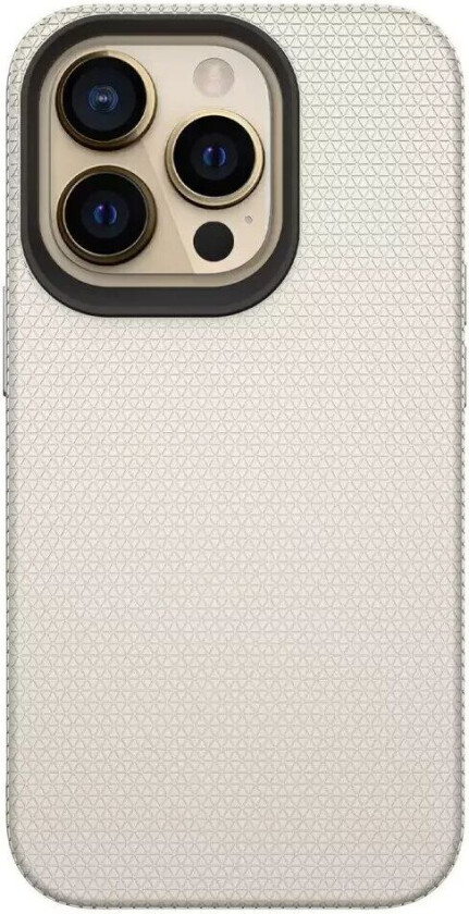 iPhone 15 Pro Max Håndverker Plastdeksel - Champagne Gull