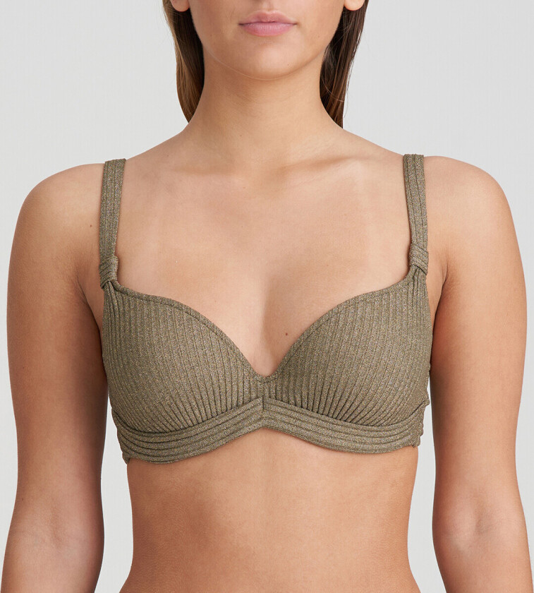 Marie Jo Tinjis Bikinitopp Med Bøyle, Farge: Gullen Grønn, Størrelse: 70C, Kvinner