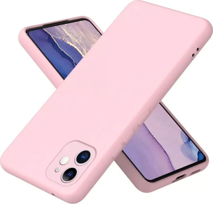 iPhone 12 Silikon Deksel - Rosa