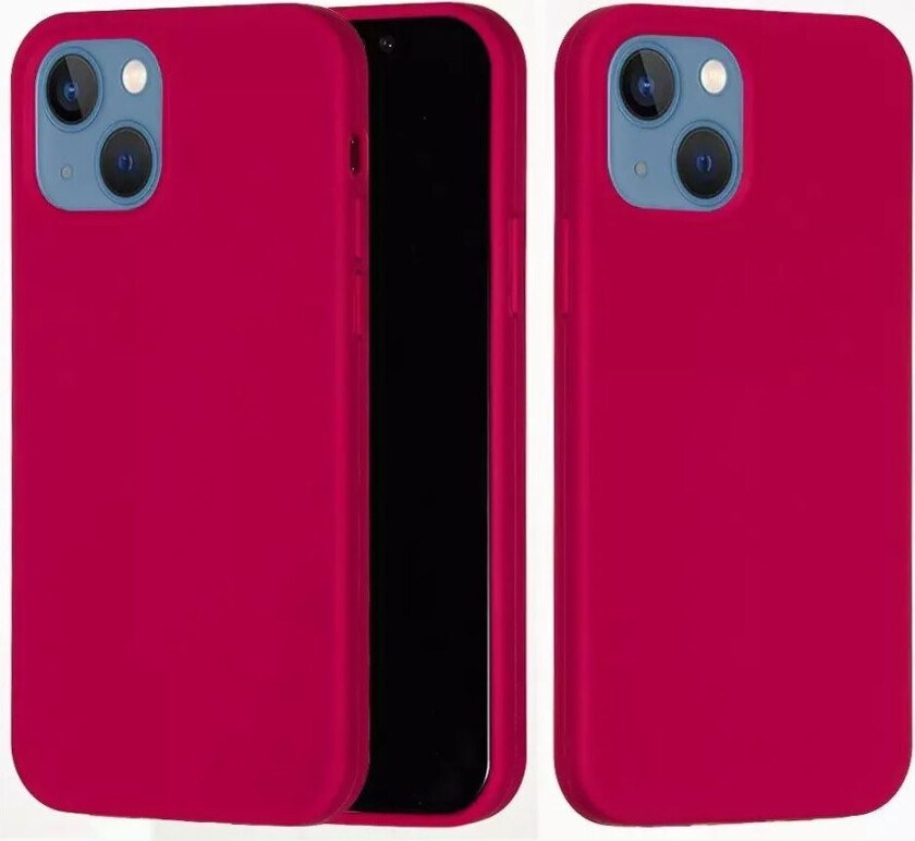 iPhone 15 Silikon Deksel - Rose