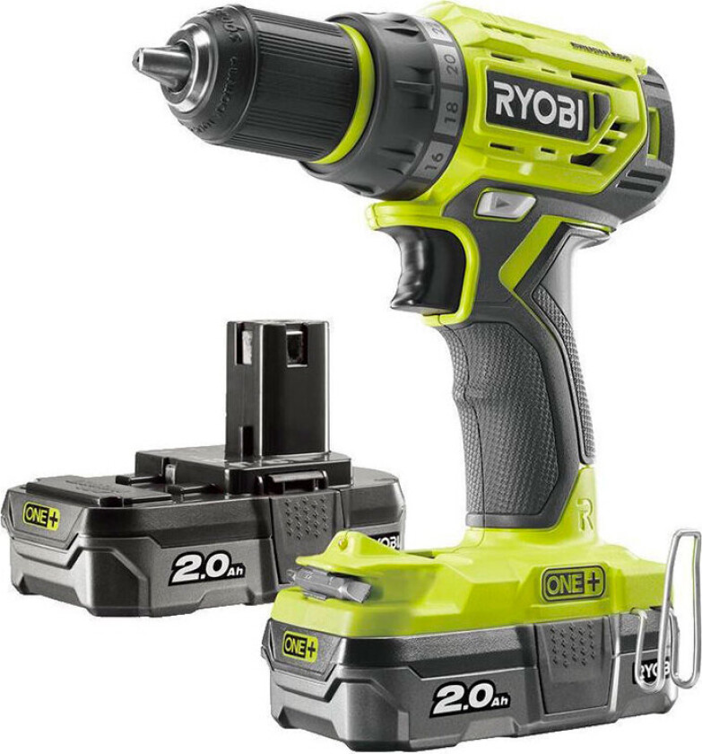 Ryobi R18DD7-220S ONE+ batteri Trådløs drill/skrutrekker m/batteri (18V)