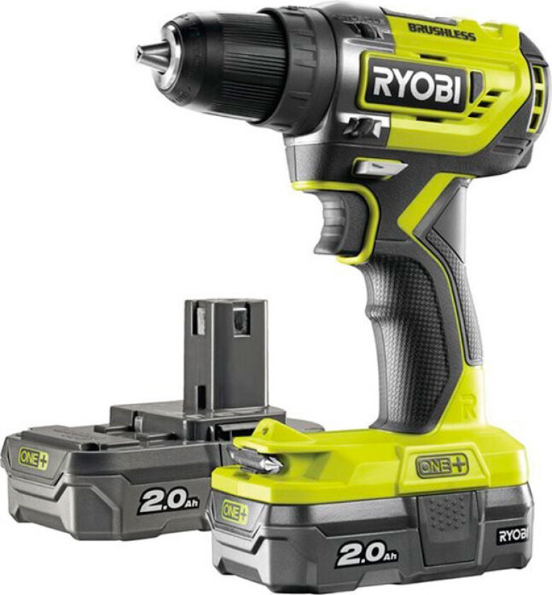 Ryobi R18DD5-220S One+ batteri drill/skrutrekker m/batteri + lader (18V)
