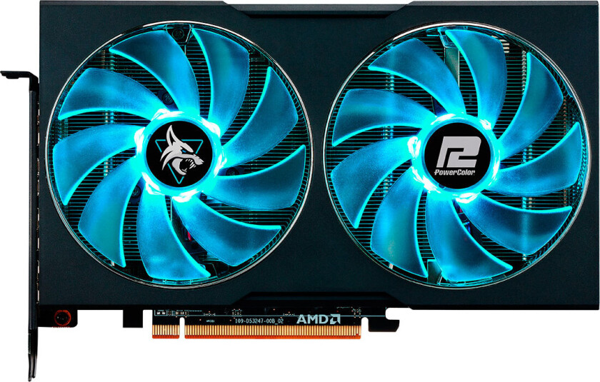 Powercolor Hellhound OC 8G grafikkort - AMD Radeon RX 6600 - 8GB GDDR6