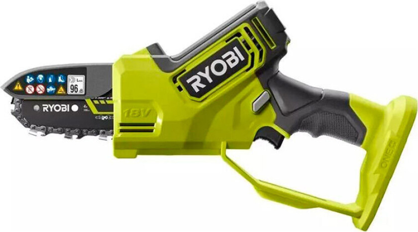 Ryobi RY18PSX10A-120 ONE+ batteridrevet motorsag m/batteri - 10 cm (18V)