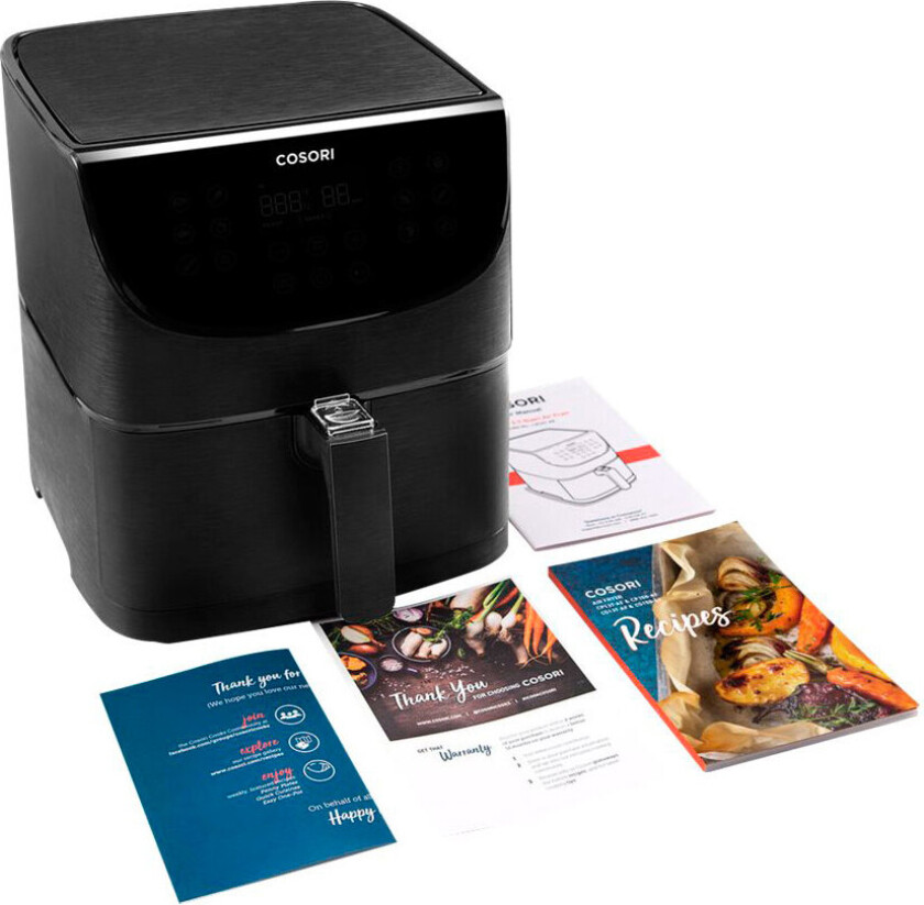 Cosori Premium Smart Airfryer med Google Assistant - 1700W (5,5 liter)