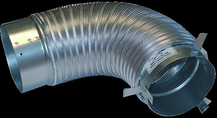 ventilfeste med alukanal Ø100/100