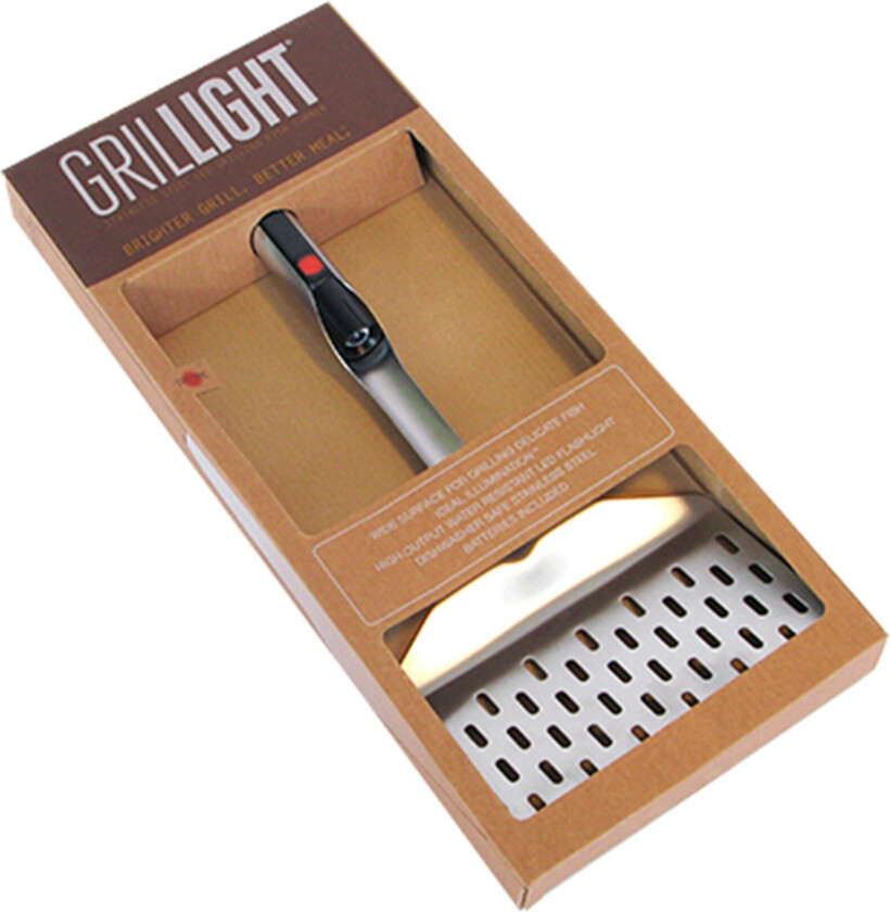 Stekespade XL med LED-lampe