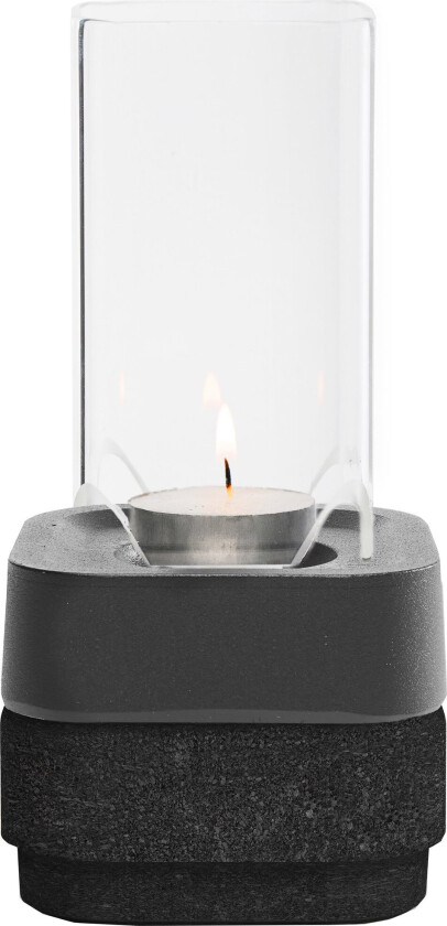 Ettan glasshette, gaveeske, svart