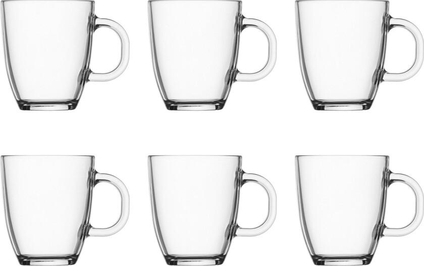 BISTRO, krus i glass, 0,35 l - 6 stk.