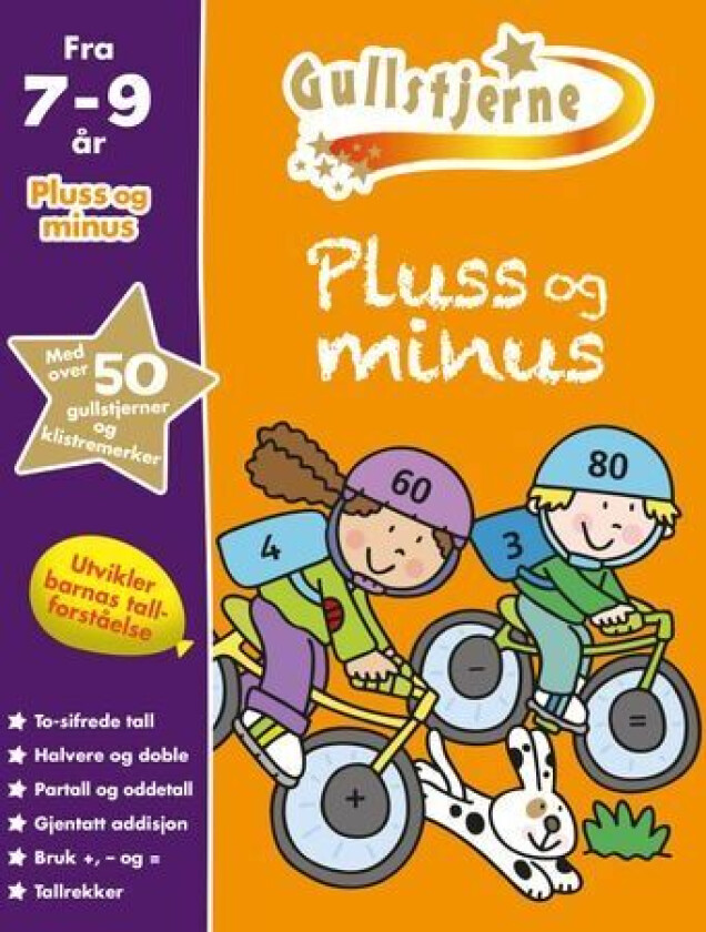 Pluss og minus : gullstjerne 7-9 år