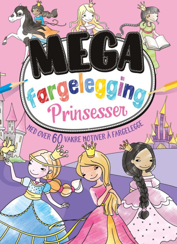 Prinsesser : mega fargelegging