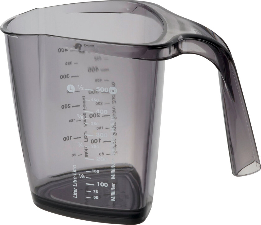 Målekanne 0,5 liter, grå