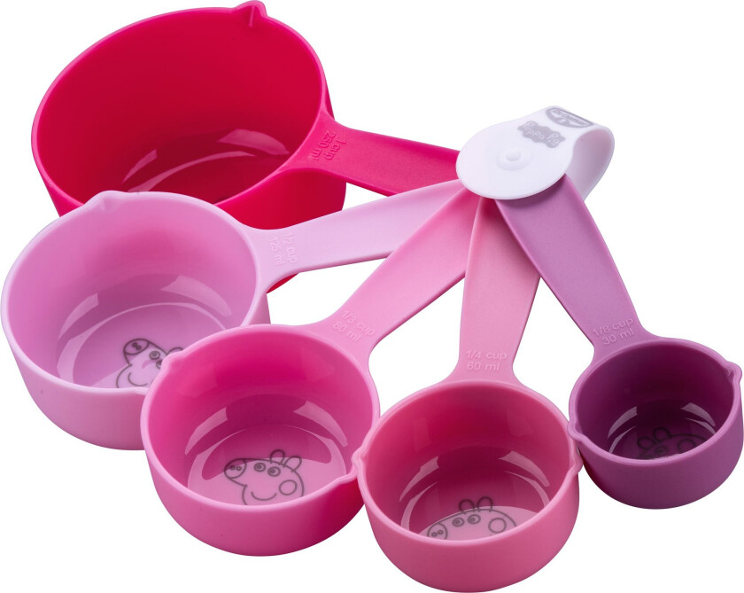 Peppa Gris målesett 5 deler