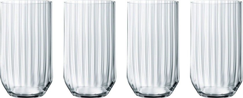 Linear longdrinkglass 4-pakning