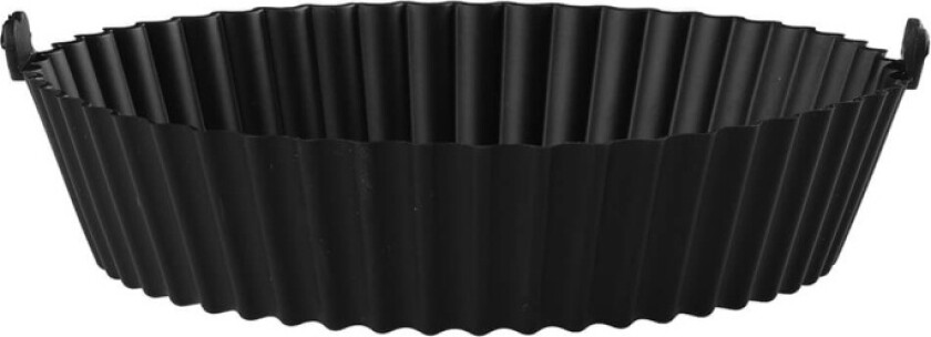 Silikonform til airfryer 21,5x17,5 cm, svart