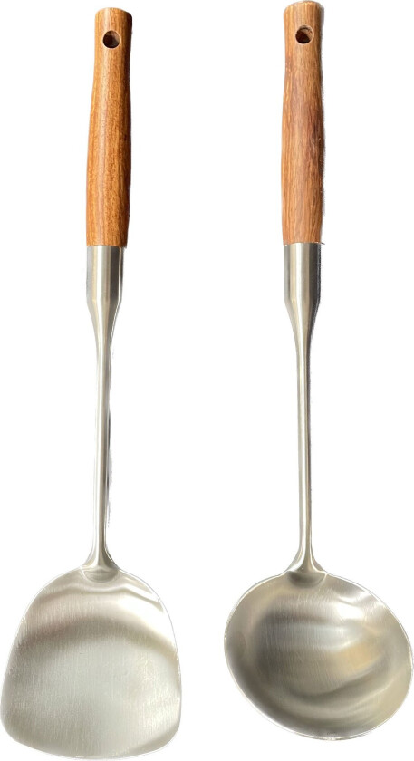 Lotus wok-sett med stekespade og sleiv