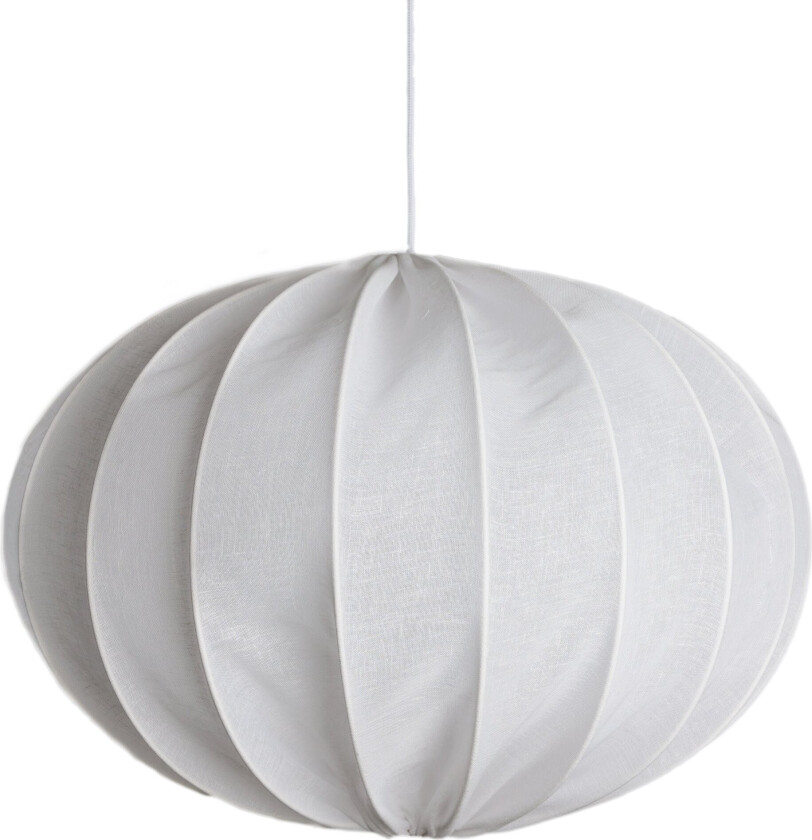 Boll 65 taklampe lin, hvit