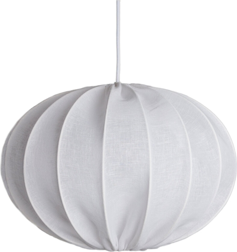 Boll 40 taklampe lin, hvit