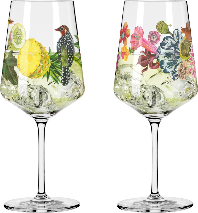 Sommertau Hugo vinglass, 2 stk