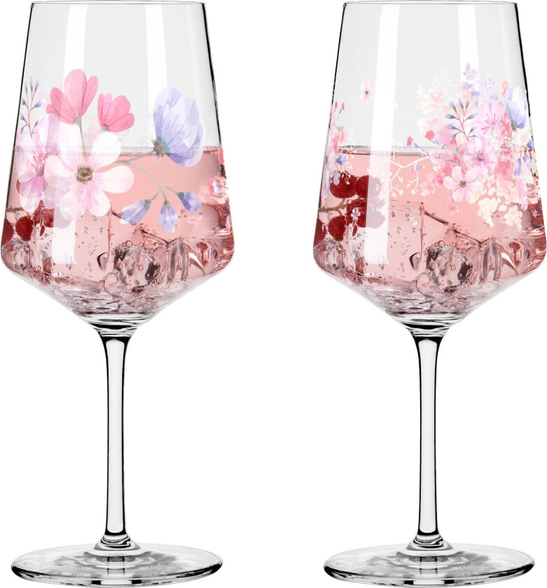 Sommersonett No. 17&18 vinglass, 2 stk