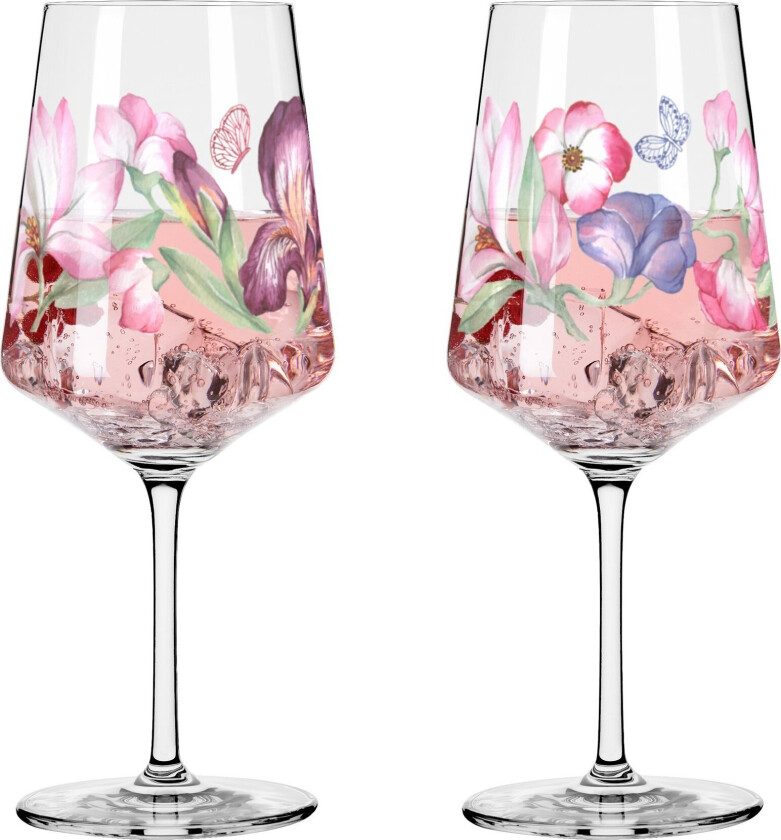 Sommersonett No. 15&16 vinglass, 2 stk