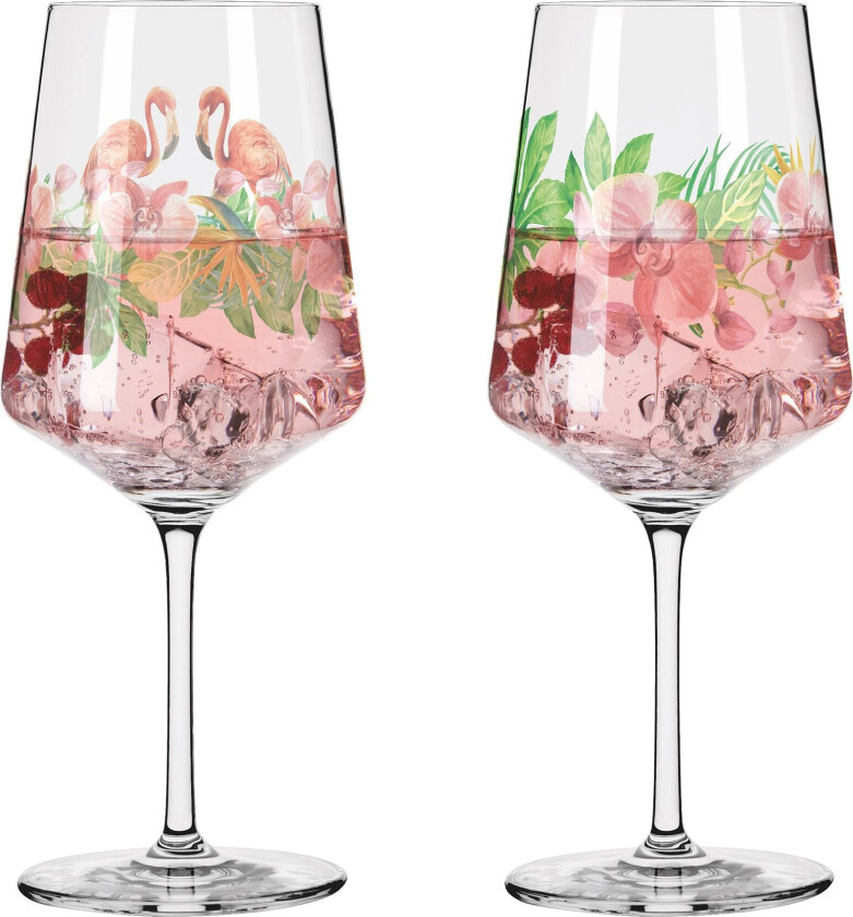 Sommersonett No. 5 vinglass, 2 stk