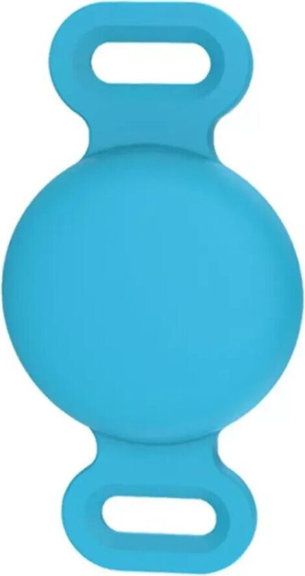 AirTag Silikondeksel for Halsbånd - Lyse Blå