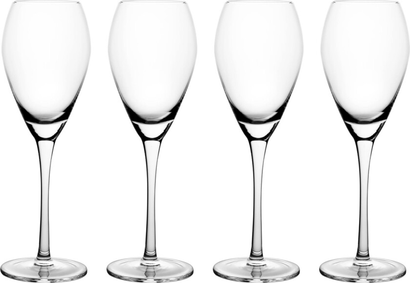 Champagneglass 16 cl, 4 stk