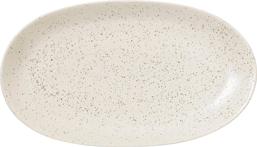 Nordic Vanilla oval tallerken 30 x 17 cm