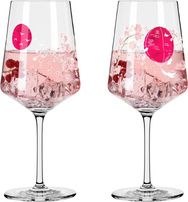 Sommersonett vinglass 2-pakning, NO:7