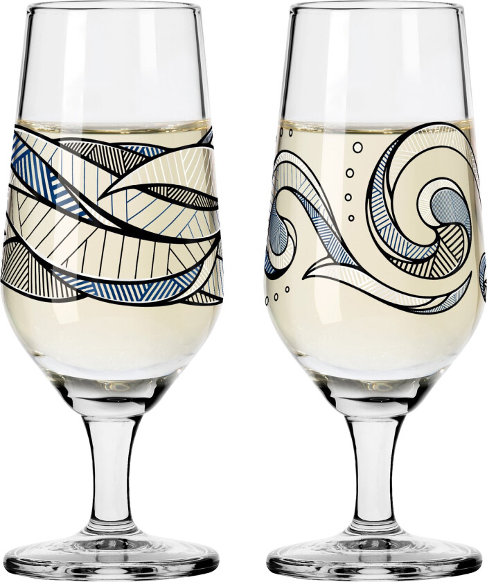 Brauchzeit snapsglass 2-pakning, NO:5&6