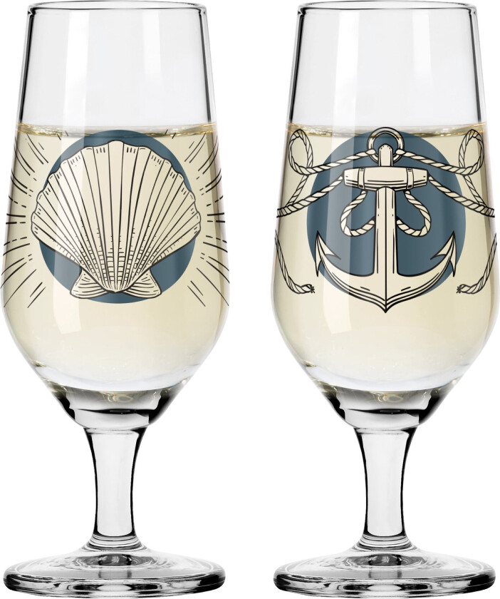 Brauchzeit snapsglass 2-pakning, NO:1&2