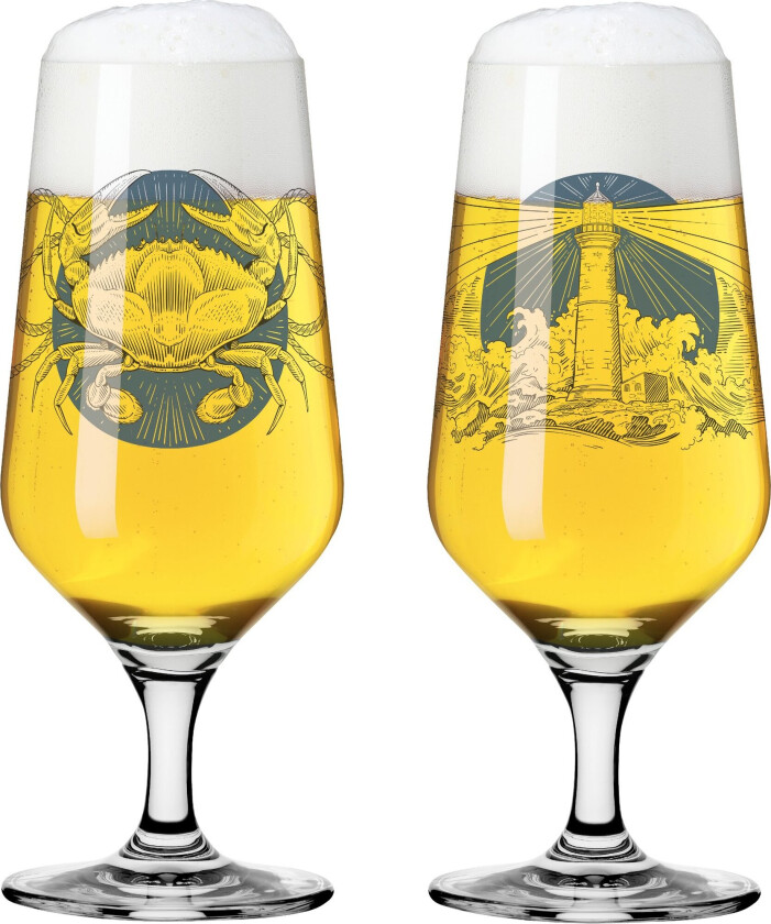 Brauchzeit pilsnerglass 2-pakning, NO:4