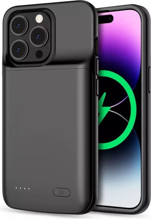 Tech-Protect iPhone 14 Pro Tech-Protect PowerCase Batteri Deksel 4800 mAh - Svart