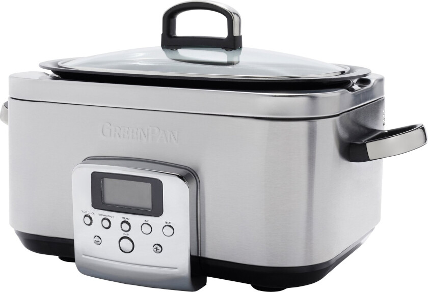 Elite Slow Cooker, stainless steel