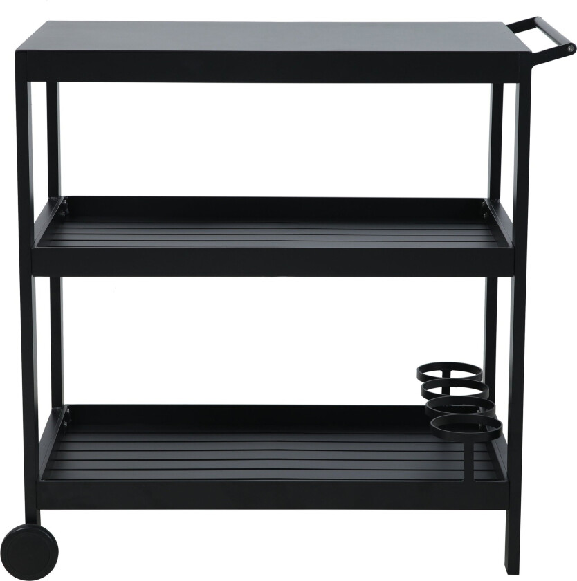 Utekjøkken sidebord med hjul 92,5 x 54 cm