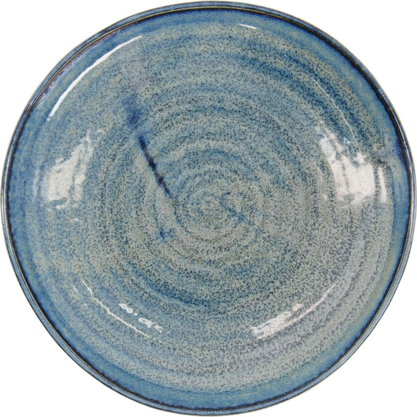 Cobalt Blue Triangle tallerken, 22.7 cm
