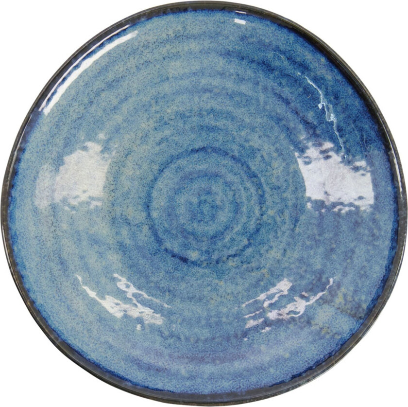 Triangel tallerken 18.9 x 3.5cm, cobalt blue