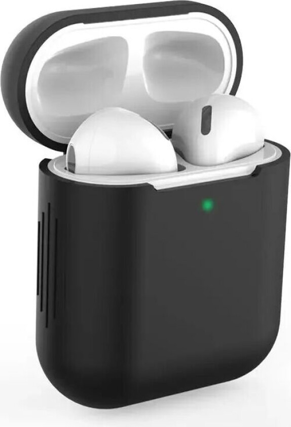 Tech-Protect Apple AirPods (1 & 2. gen.) Tech-Protect Icon Silikon Deksel - Svart