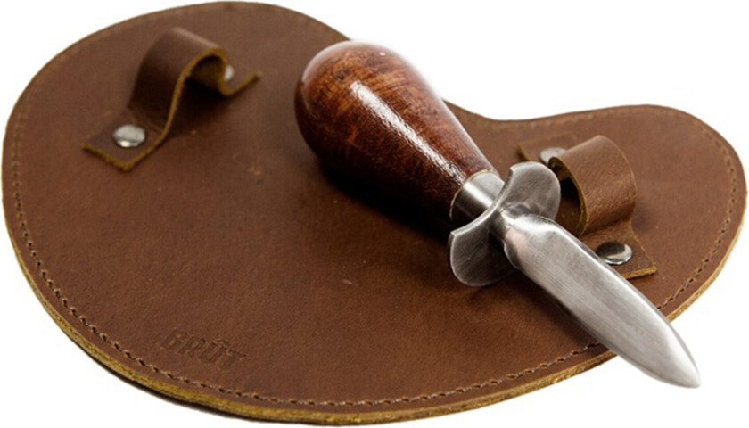 Østerskniv med skinnhanske