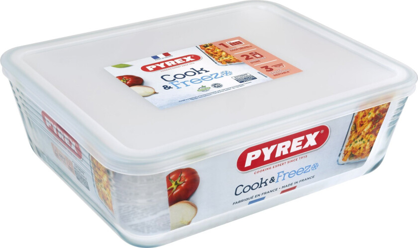 Bilde av Cook & Freeze matboks/ovnsform med lokk, 4,2 liter
