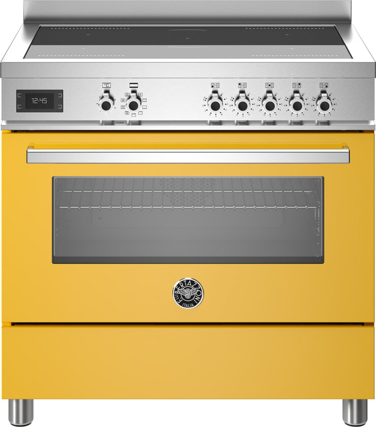 PRO95I1EGIT Professional induksjonskomfyr med ovn 90 cm, Gul
