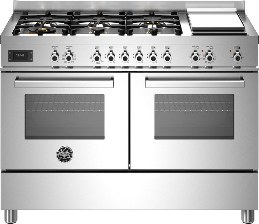 PRO126G2EXT Professional Gasskomfyr 120 cm, Rustfritt Stål
