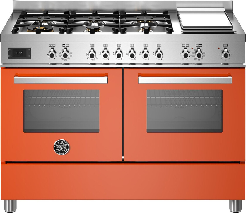 PRO126G2EART Professional Gasskomfyr 120 cm, Orange