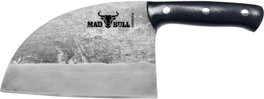 Mad Bull serbisk kokkekniv, 18 cm, blå/svart