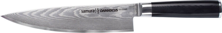 Damascus kokkekniv, 7,9 / 200 mm