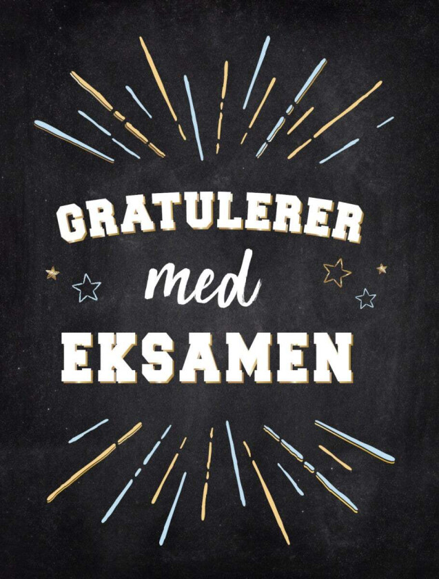 Gratulerer med eksamen