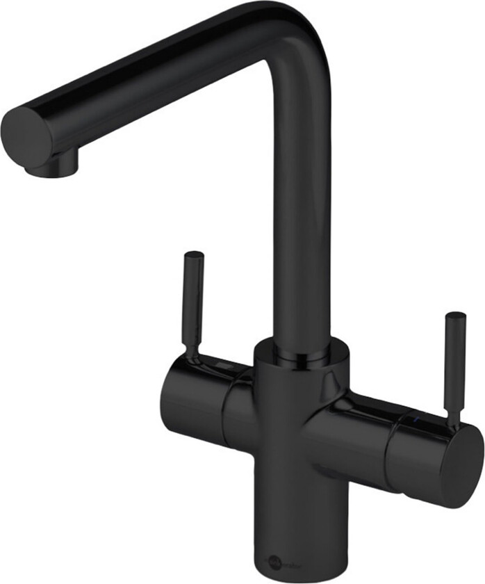 3N1 L-formet Kokende vannkran, velvet svart